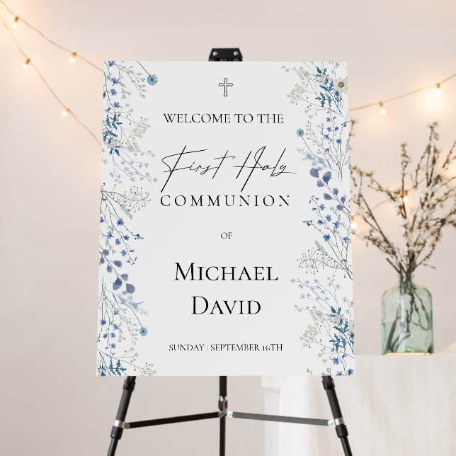 First Communion welcome Foam Board (In Situ (Stand))