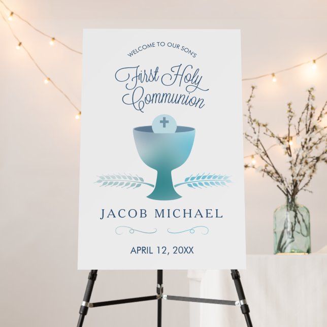 First Communion Welcome Poster  1st Holy Communion (In Situ (Stand))