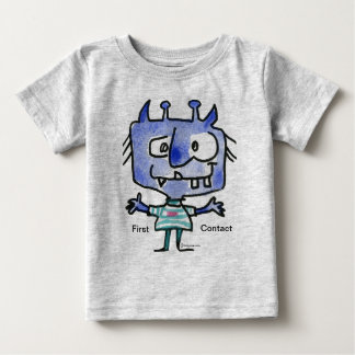 First Contact: Blue Alien #22 Baby T-Shirt