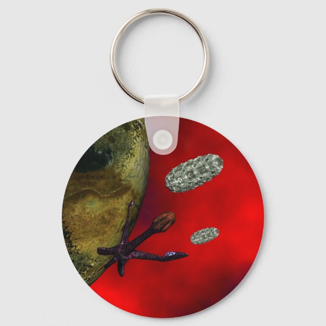 first contact keychain (Front)