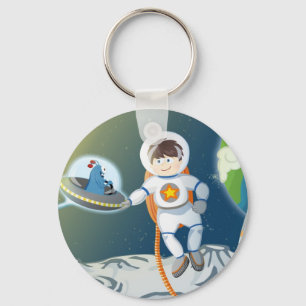 First contact keychain