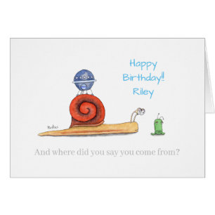First Contact of Aliens and Snails. Cards