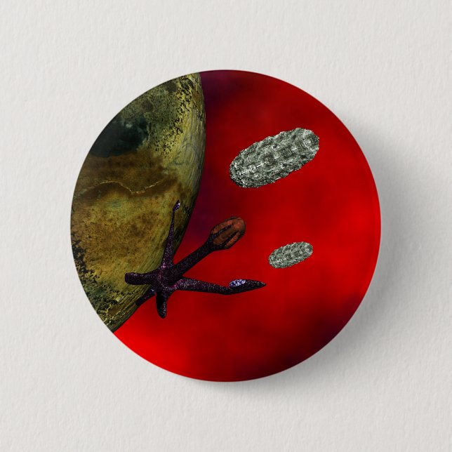 first contact pinback button (Front)