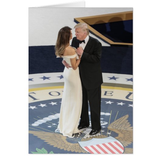 First Couple Donald and Melania Trump Dancing Ball (Front)