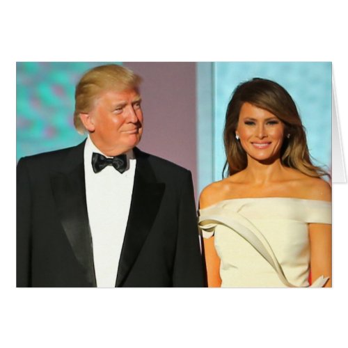 First Couple Donald and Melania Trump Inauguration