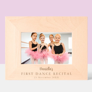 First Dance Recital Custom Keepsake Engraved Frames