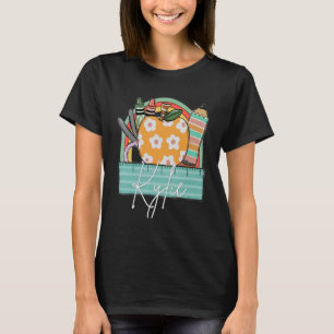 First Day Back To School Personalized Girl Name Ky T-Shirt