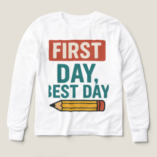 first day, best day, back to school t-shirt Tri-Blend shirts