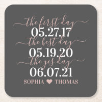 First Day Best Day Yes Day Wedding Date accessory