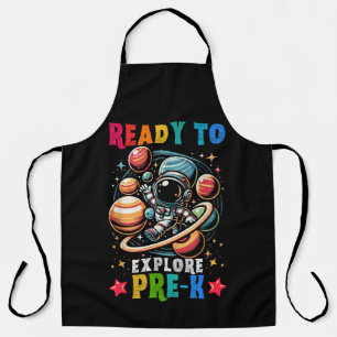 First day Kids Welcome back to School Astronaut Apron