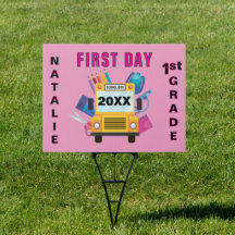 First day of 1st Grade custom