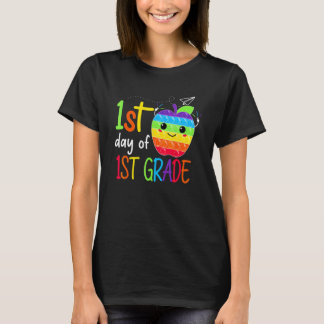 First Day Of 1st Grade Teacher Girls Boys Back To T-Shirt