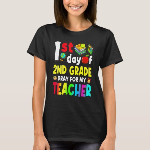 First Day Of 2nd Grade Teacher Back To School Boys T-Shirt