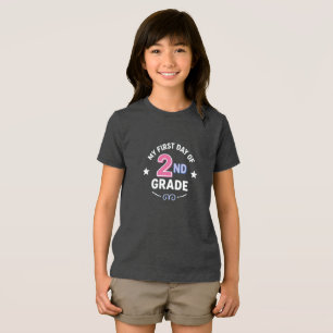 First Day of 2nd Grade Tri-Blend Shirt