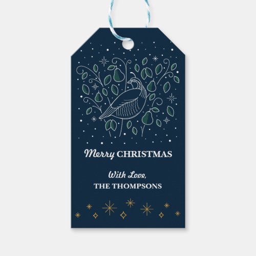 FIRST DAY OF CHRISTMAS  Christmas Gift Tag