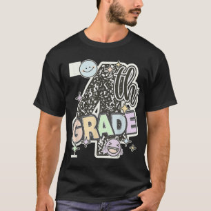First Day Of Fourth Grade Composition Notebook  T-Shirt