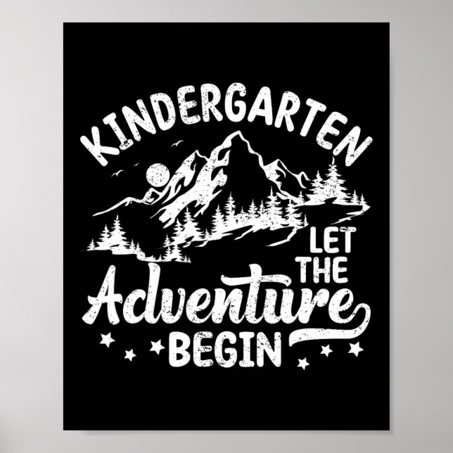First Day Of Kindergarten 1st Day Of School Kids T Poster (Front)