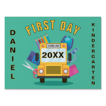 First day of kindergarten custom