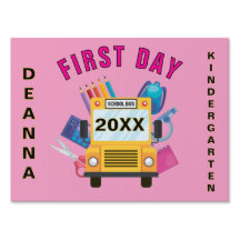 First day of kindergarten custom