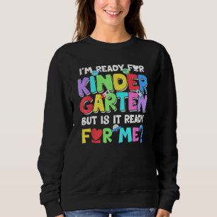First Day Of Kindergarten Kids Back To School Boy  Sweatshirt