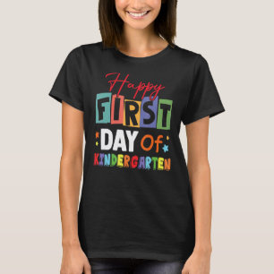 First Day Of Kindergarten Squad Back To School Tea T-Shirt