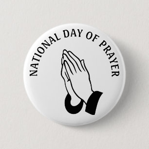 First Day of Prayer Religious Holiday Button