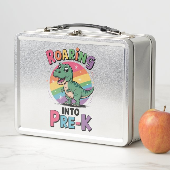 First Day of Pre-K Back to School  Metal Lunch Box (In Situ)