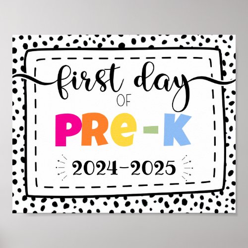 first day of pre_k photo prop sign