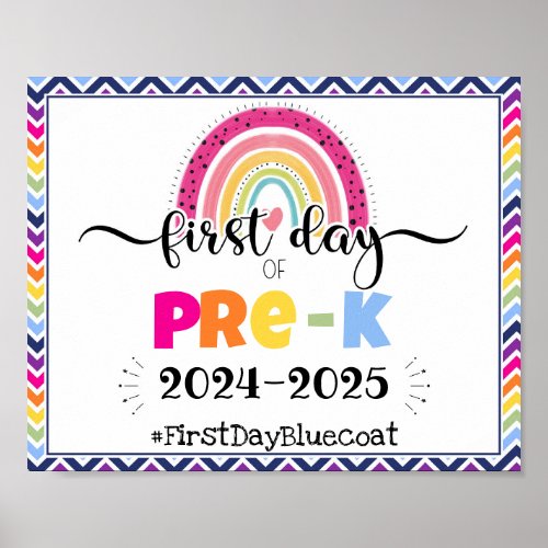 first day of pre_k photo prop sign