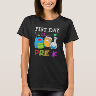 First Day Of Pre K Teacher Back To Shool T-Shirt