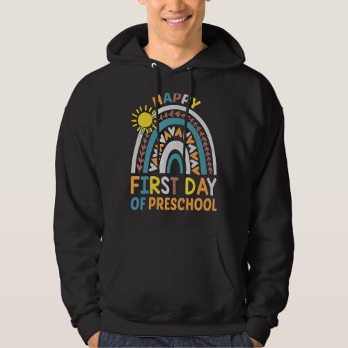 First Day Of Preschool  Back To School For Teacher Hoodie