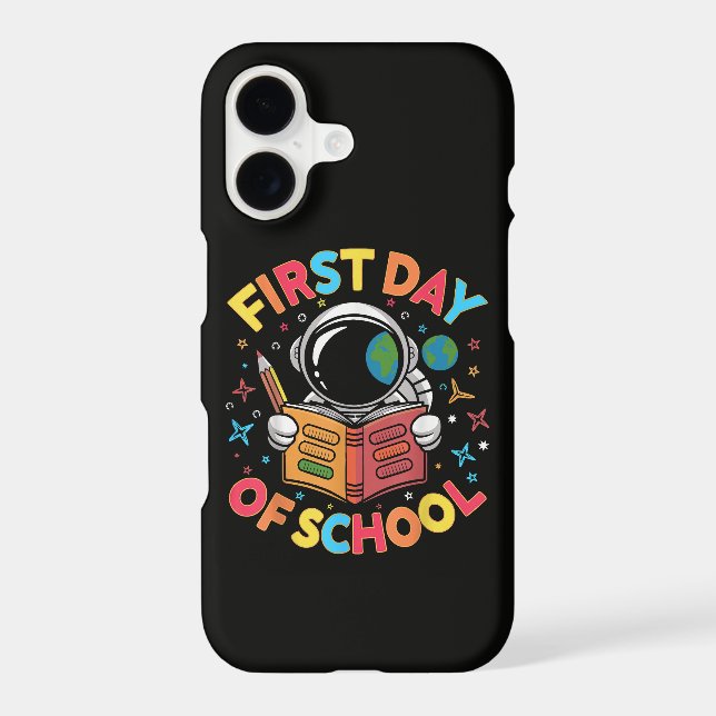 First Day of School Astronaut Space Back to School Case-Mate iPhone Case (Back)