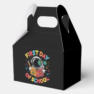 First Day of School Astronaut Space Back to School Favor Boxes