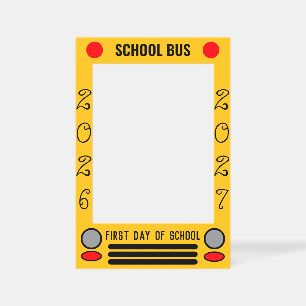 First Day of School Back to school Party Photo Selfie Frame