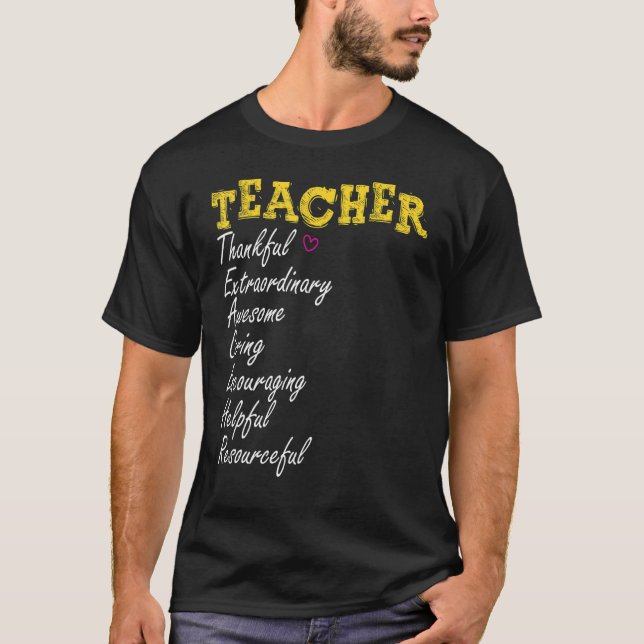 First Day Of School Back To School Teach Teacher W T-Shirt (Front)