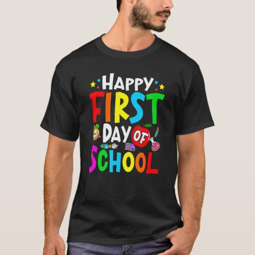 First Day Of School Back To School Teacher Student T_Shirt
