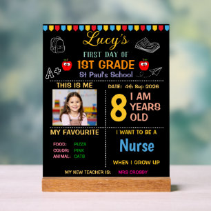 First Day of School Board,Back to School Sign