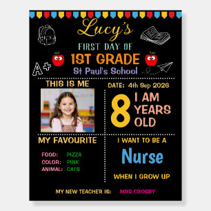 First Day of School Board,Back to School Sign