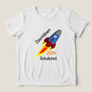 First Day of School - Countdown to School 2025 - R Tri-Blend Shirt