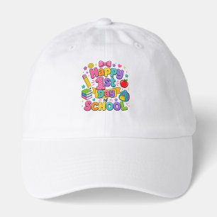 First Day of School Cute Colorful Kindergarten Hat