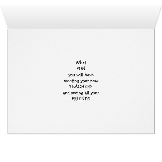 First Day of School Cute Mice and SMART Board (Inside Horizontal (Bottom))