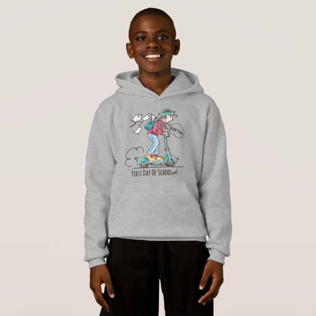 First day of School | Kids Hoodie (Front Full)
