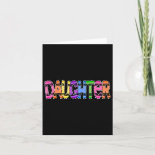 First Day Of School Kindergarten Crayon Daughter  Card