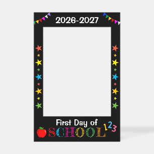 First Day of School Photo Booth Frame Selfie Frame