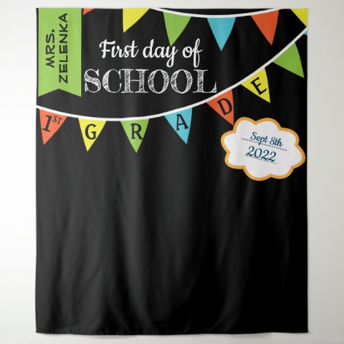 First day of School photobooth backdrop