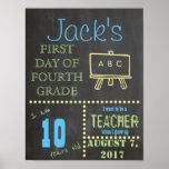 First Day Of School Poster at Zazzle
