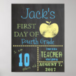 First Day Of School Poster at Zazzle