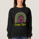 First Day Of School Science Teacher Rainbow Back T Sweatshirt<br><div class="desc">First Day Of School Science Teacher Rainbow Back To School</div>
