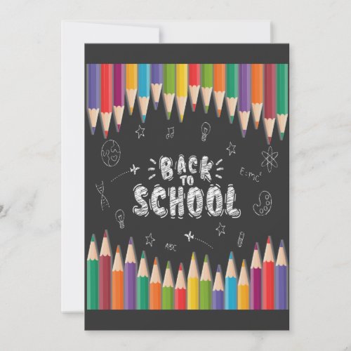  First Day Of School Shirt Welcome Back To School Thank You Card