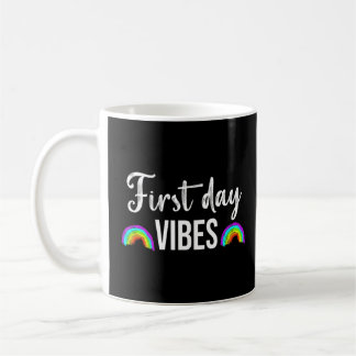 First Day Of School Vibes Teacher Design Coffee Mug